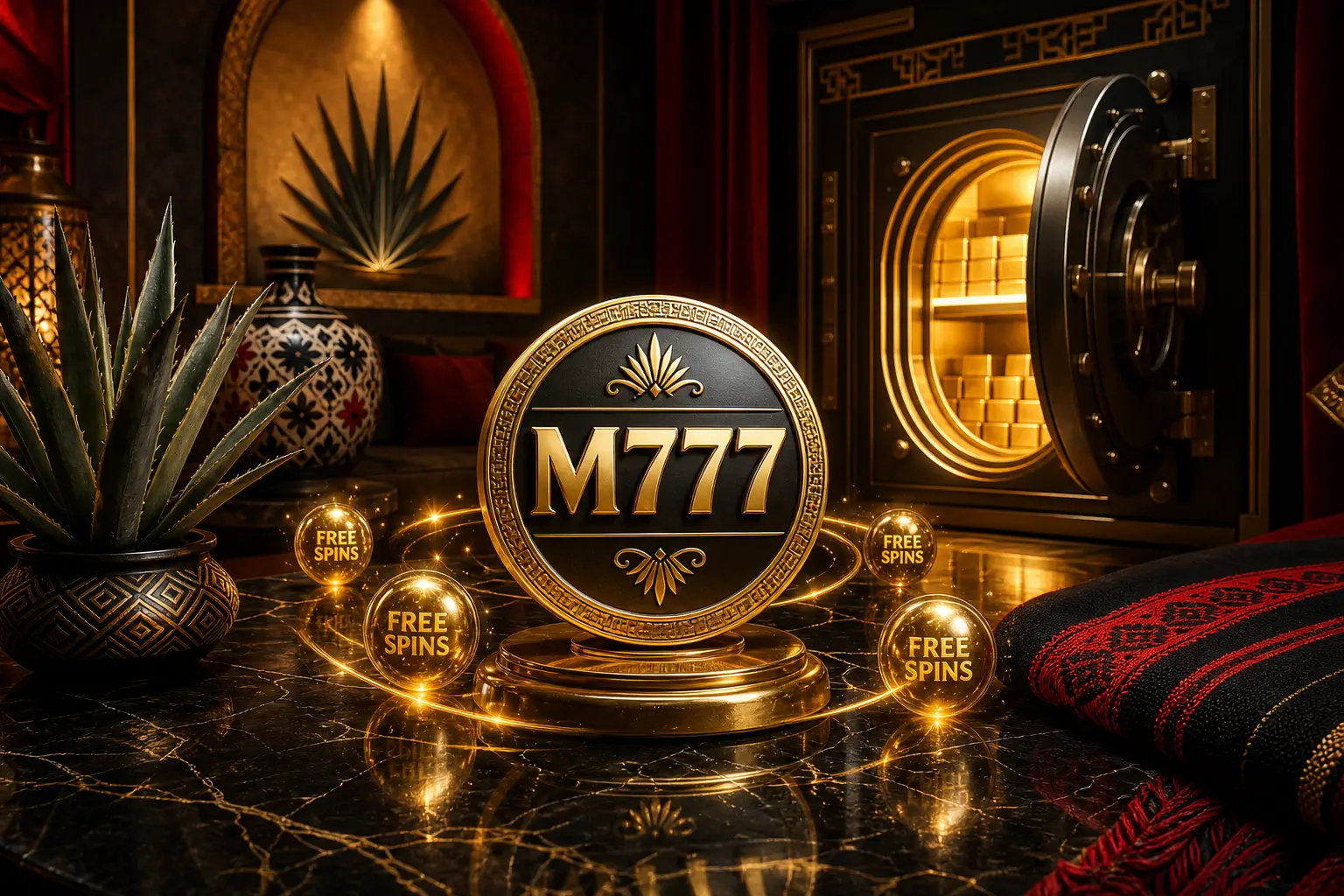 Sección de promociones con free spins